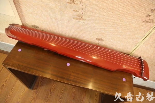 hongqiao - Featured Guqin Today（20230512）- Collection level red sprinkling gold Zhongni style guqin